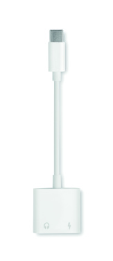 Logo trade promotional merchandise image of: ABS jack audio splitter type C